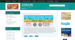 Desktop Screenshot of dixonlibrary.com